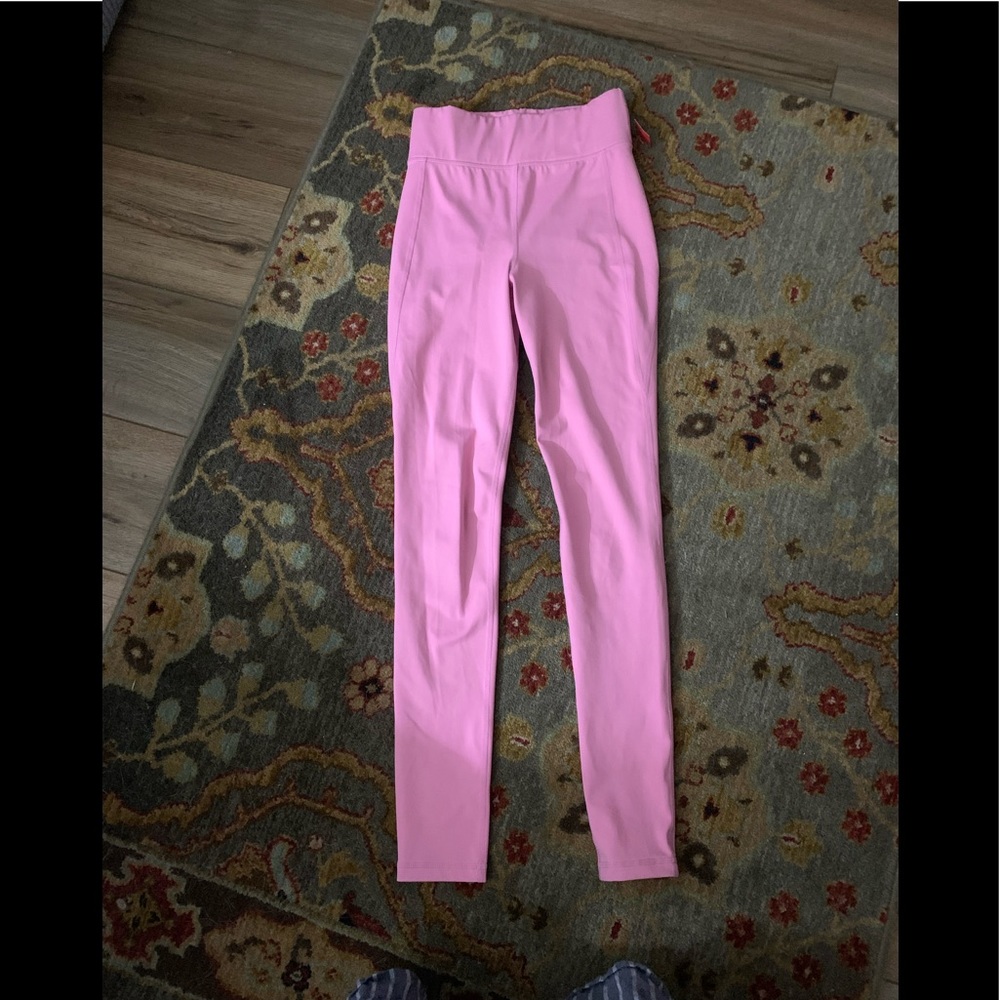 Carbon 38 full length leggings pink NEW XS